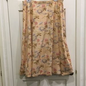 Ralph Lauren Vintage Maxi Flowered Skirt